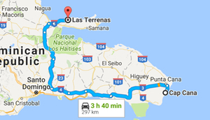 Transfer from Samana (Las Terrenas) to Punta Cana (Cap Cana ...